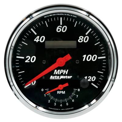 AutoMeter - AutoMeter 1470 Designer Black Tachometer/Speedometer 8K RPM/120MPH 5"