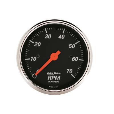 AutoMeter - AutoMeter 1478 Designer Black In-Dash Tachometer 0-7000RPM 3-1/8"