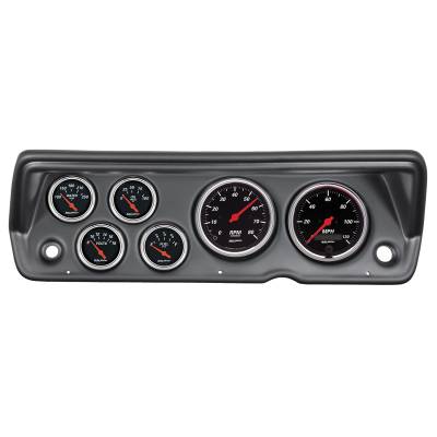 AutoMeter - AutoMeter 7031-DB Designer Black 6" Dash Panel Kit for 70-76 Duster/Dart/Demon
