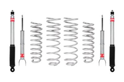 Eibach - Eibach E80-27-011-02-22 4PC Shocks + 2 Springs for 5th Gen RAM 1500 4WD PTL