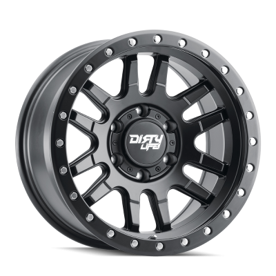 DIRTY LIFE - Dirty Life 9309 Canyon Pro 17x9 5x5.0 -38mm Satin Black 9309-7973MB38
