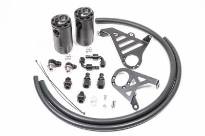 RADIUM Engineering - RADIUM Engineering 20-0328-FL Dual Catch Can for 16-18 Ford Focus RS Fluid Lock