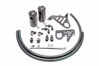 RADIUM Engineering - RADIUM Engineering 20-0358-FL Dual Catch Can for 15-18 Ford Focus ST Fluid Lock