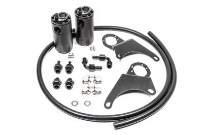 RADIUM Engineering - RADIUM Engineering 20-0118-FL Dual Catch Can Kit EVO 8-9 Fluid Lock