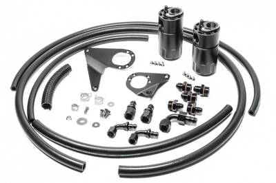 RADIUM Engineering - RADIUM Engineering 20-1107-FL Dual Catch Can Kit EVO x Fluid Lock