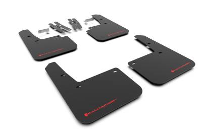 Rally Armor - Rally Armor MF63-UR-BLK/RD Black Mud Flap Red Logo