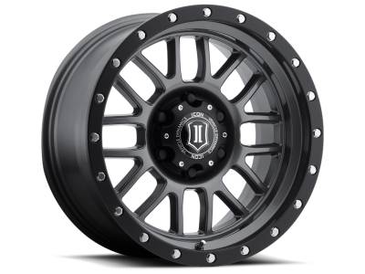 ICON Alloys - ICON Alloys Alpha 17x8.5 5x5.0 0mm Gunmetal 1217857347GM