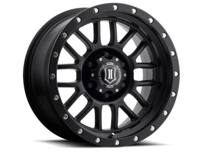 ICON Alloys - ICON Alloys Alpha 17x8.5 6x5.5 0mm Satin Black 1217858347SB