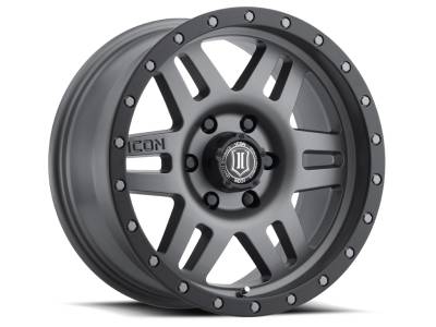 ICON Alloys - ICON Alloys Six Speed 17x8.5 5x5.0 -6mm Titanium 1417857345TT