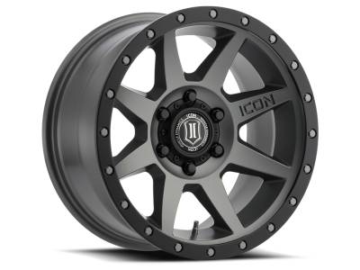 ICON Alloys - ICON Alloys 1817855557TT Rebound 17x8.5 5x150 25mm Titanium