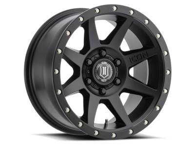 ICON Alloys - ICON Alloys Rebound 17x8.5 6x135 6mm Satin Black 1817856350SB