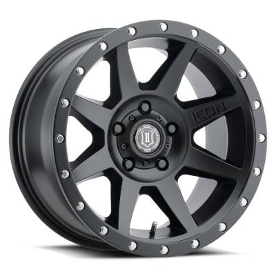 ICON Alloys - ICON Alloys Rebound 17x8.5 5x5.5 0mm Satin Black 1817858547SB