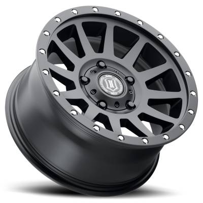 ICON Alloys - ICON Alloys 2017855557SB Compression 17x8.5 5x150 25mm Satin Black