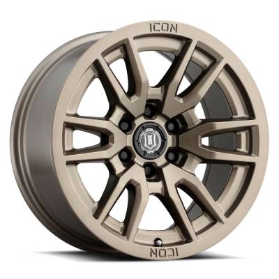 ICON Alloys - ICON Alloys Vector 6 17x8.5 6x120 0mm Bronze 2417859447BR