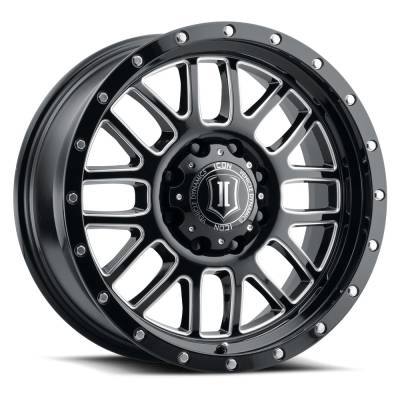 ICON Alloys - ICON Alloys Alpha 20x9 8x170 0mm Gloss Black/Milled 1220908150GBMW