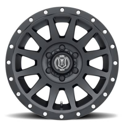 ICON Alloys - ICON Alloys Compression 18x9 5x150 25mm Satin Black 2018905560SB