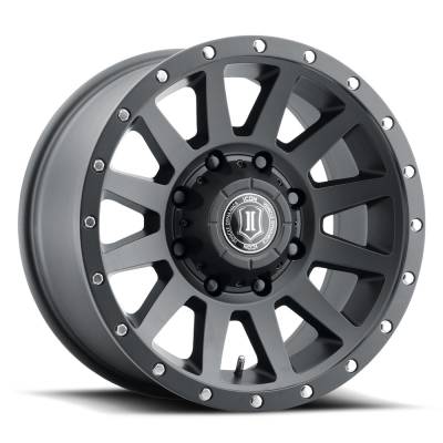 ICON Alloys - ICON Alloys 2018908055SB Compression HD 18x9 8x6.5 12mm Satin Black