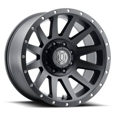 ICON Alloys - ICON Alloys Compression 20x10 8x6.5 -19mm Satin Black 2020108047SB