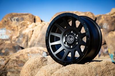 ICON Alloys - ICON Alloys Compression 17x8.5 5x5.0 -6mm Black 2017857345DB