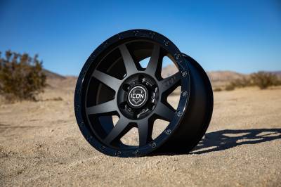 ICON Alloys - ICON Alloys Rebound 17x8.5 5x150 25mm Black 1817855557DB