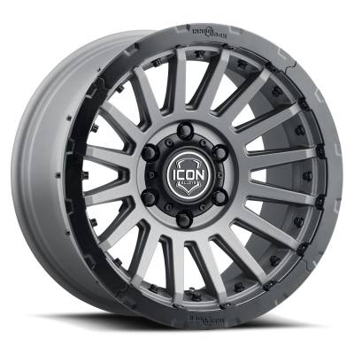 ICON Alloys - ICON Alloys 23617858347CH Recon Pro 17x8.5 6x5.5 0mm Charcoal/Black
