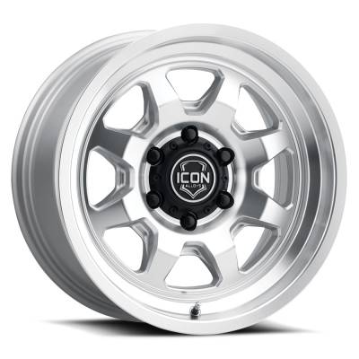 ICON Alloys - ICON Alloys Nuevo 17x8.5 5x5.0 -6mm Silver/Machined 8117857345SM