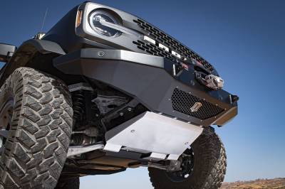 ICON Impact Series Offroad Armor - ICON 45207 FRONT SKID PLATE for 21+ Ford Bronco