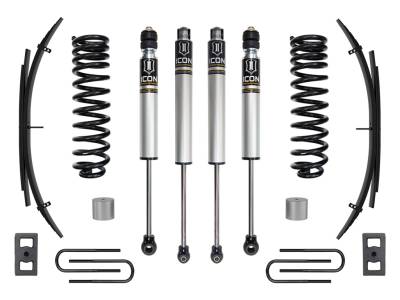 ICON Vehicle Dynamics - ICON K62561L Stage-1 2.5" Lift Kit w/Expan Pack for 23 Ford F250/F350 SD Diesel
