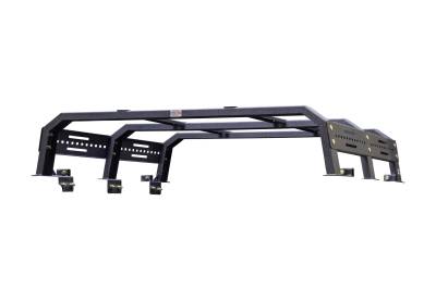 Fishbone Offroad - Fishbone Offroad FB21245 12.5"Long Bed Half Height Tackle Rack for 05-23 Tacoma