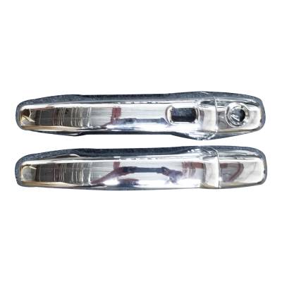 Coast To Coast - Coast To Coast DH68589S Chrome ABS Door Handle Cover w/Driver Keyhole 8Pc