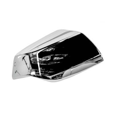 Coast To Coast - Coast To Coast CCIMC67548 Mirror Cover Top Half Chrome ABS PAIR