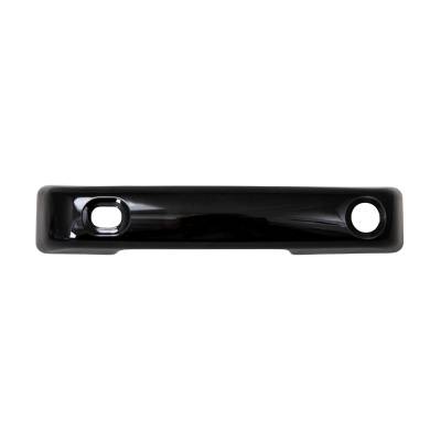 Coast To Coast - Coast To Coast CCIDH68592SBK Gloss Black Door Handle Covers w/Keyhole 4pc