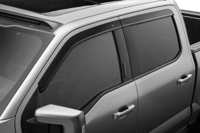 Husky Liners - Husky Liners 2854044 Low Profile Ventvisor Deflector Smoke Outside Mount 4 Pc.