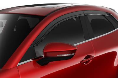 Husky Liners - Husky Liners 2854128 Low Profile Ventvisor Deflector Smoke Outside Mount 4 Pc.