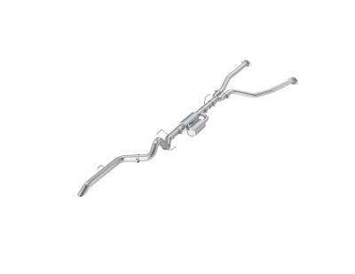 MBRP Exhaust - MBRP S5305304 T304 3" Cat-Back High Clearance One Turndown for 22-26 Tundra