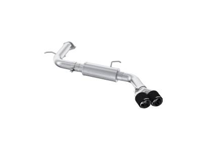 MBRP Exhaust - MBRP Exhaust S47123CF T304 3" Axle-Back One RR Exit CF for 21-26 Elantra N-Line