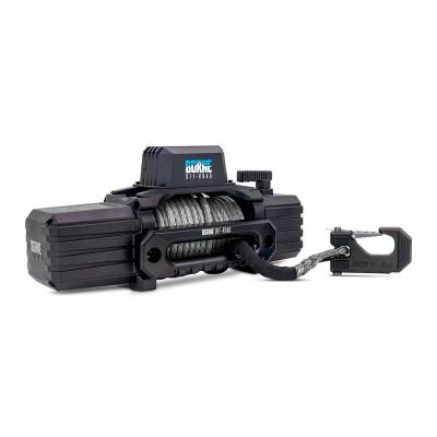 Mishimoto - Mishimoto BNWN-10-SGR Borne Off-Road 10K Winch Grey Synthetic Rope