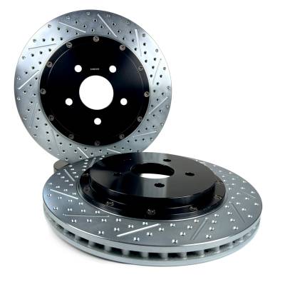 Baer Brakes - BAER Brakes 2302066 14-19 Chevy Corvette Rear Disc Brake Rotor Set