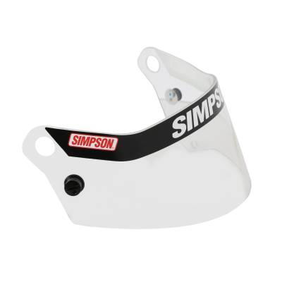 Simpson Safety - Simpson Safety 89500B SD1 Helmet Shield Clear Anti-Scratch