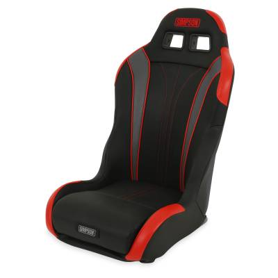 Simpson Safety - Simpson Safety S104-306 Vortex 2 Off-Road Suspension Seat Black/Red