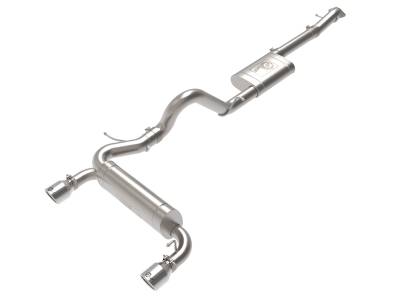 aFe Power - aFe 49-33138-P 3-2.5" Exhaust System w/Polished Tip for 21-26 Bronco 2.3/2.7L