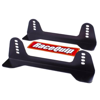 Racequip - RaceQuip 96002029RQP Steel Seat Mount Brackets Short Black Powder Coated 1-4"