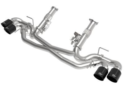 aFe Power - aFe 49-34127NM-B Exhaust System w/o Muffler Black for 20-26 Corvette E-Ray 6.2L