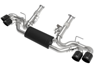 aFe Power - aFe 49-34127-B Exhaust System w/Muffler Black for 20-26 Corvette E-Ray 6.2L