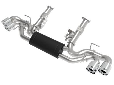 aFe Power - aFe 49-34127-P Exhaust System w/Muffler Polished for 20-26 Corvette E-Ray 6.2L
