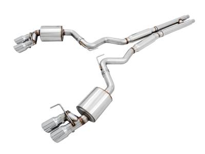 AWE Tuning - AWE Tuning 3015-42102 18-23 Ford Mustang Coupe 5.0 RWD Exhaust System