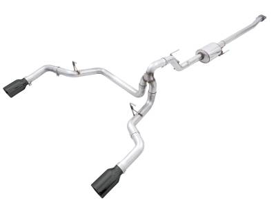 AWE Tuning - AWE Tuning 3015-33119 Exhaust System w/5" Black Tips for 21-25 Ford F150