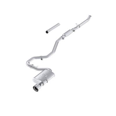 MBRP Exhaust - MBRP Exhaust S4905AL 2.5" Cat-Back Single Rear Exit AL