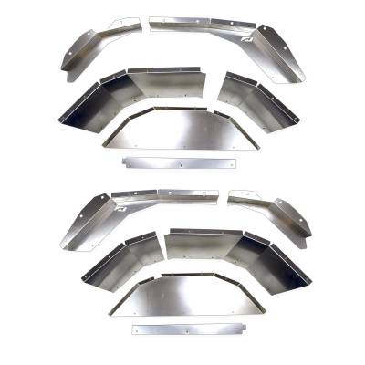 Motobilt - Motobilt MB1114 Rear Aluminum Inner Fenders for 20+ Jeep JT Gladiator