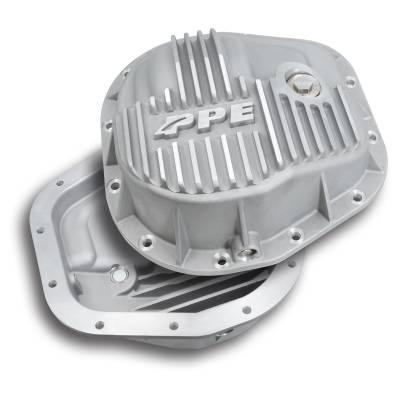 Pacific Performance Engineering - PPE 338051100 Differential Cover Curved Back Raw Ford HD 10.25/10.5"